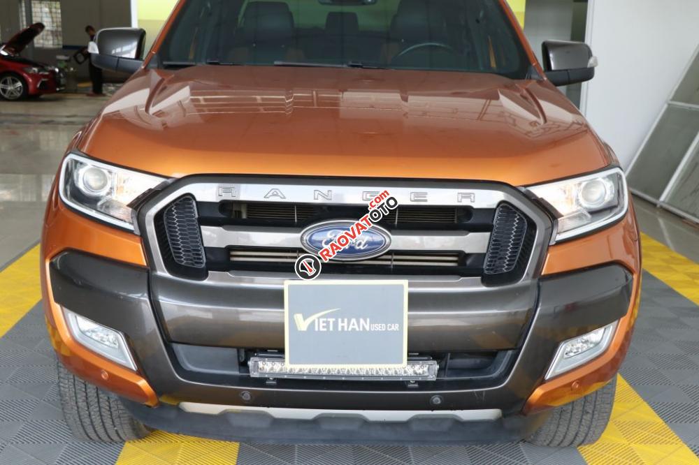 Cần bán xe Ford Ranger 3.2AT đời 2016, màu cam, nhập khẩu nguyên chiếc, giá tốt-10