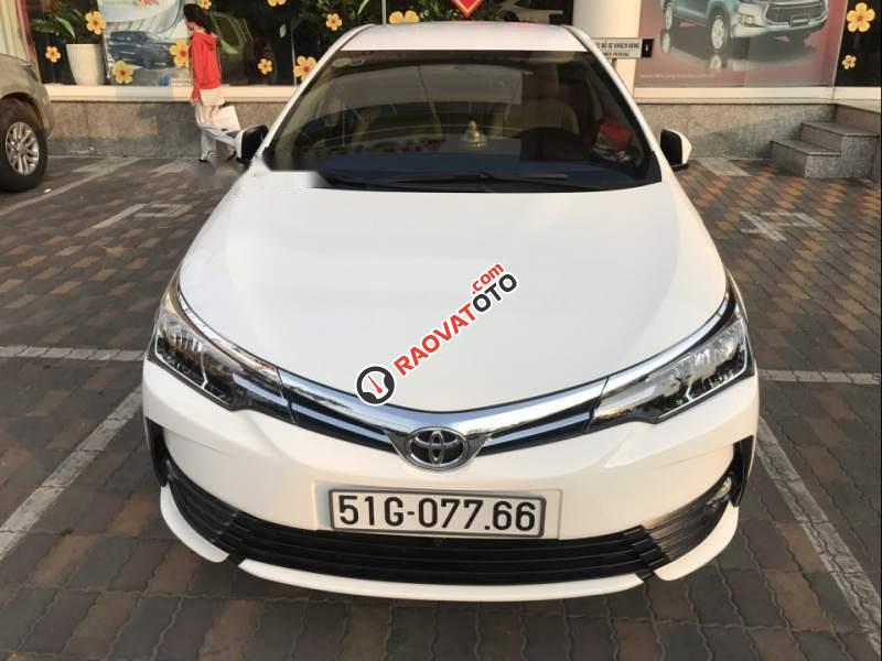 Bán ô tô Toyota Corolla Altis 1.8E năm sản xuất 2018, màu trắng -0