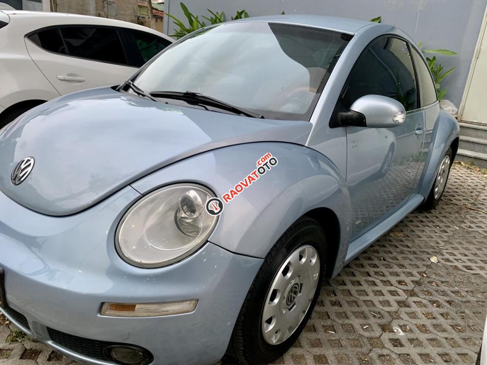 Bán Volkswagen new Beetle sản xuất 2007, màu xanh lam, xe nhập-1
