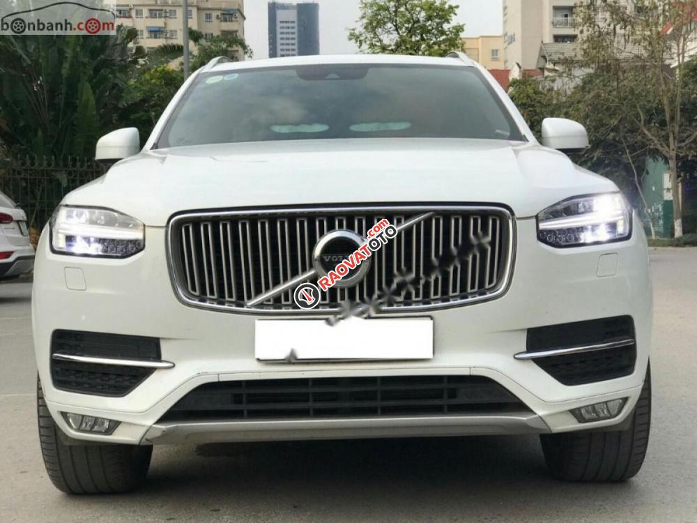 Bán Volvo XC90 Insription 2017, màu trắng, nhập khẩu-0