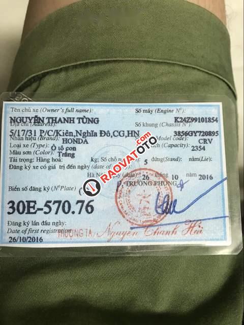 Gia đình bán CR-V 2.4, Sx năm 2016, mới 95%-0