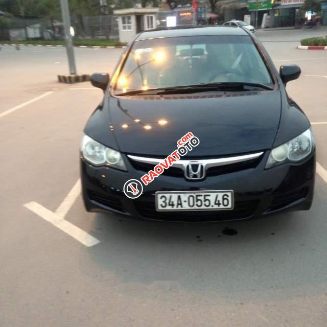 Bán xe Honda Civic 1.8 đời 2007, màu đen-0