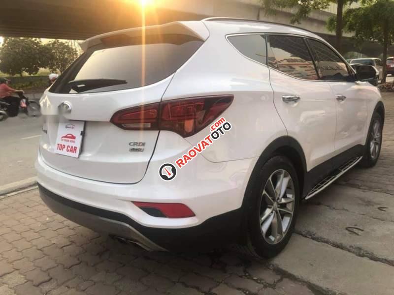 Bán Hyundai Santa Fe 2.2CRDI năm sản xuất 2017, màu trắng-2