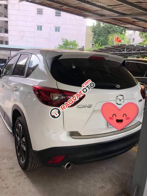 Bán Mazda CX 5 2.0 AT năm sản xuất 2016, màu trắng, chính chủ-0