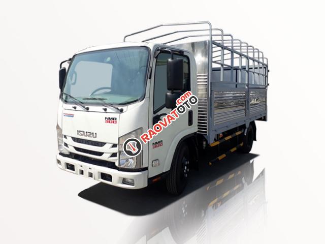 Bán xe tải Isuzu 2T4 thùng mui bạt - NMR77EE4, 647 triệu, xe có sẵn-0
