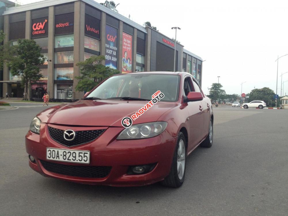Bán xe Mazda 3 1.6AT, năm 2004, màu đỏ mận, giá bán 270 triệu-5