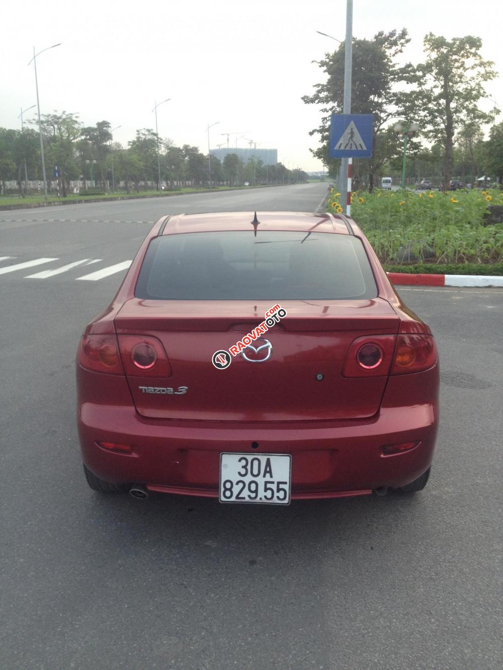 Bán xe Mazda 3 1.6AT, năm 2004, màu đỏ mận, giá bán 270 triệu-2