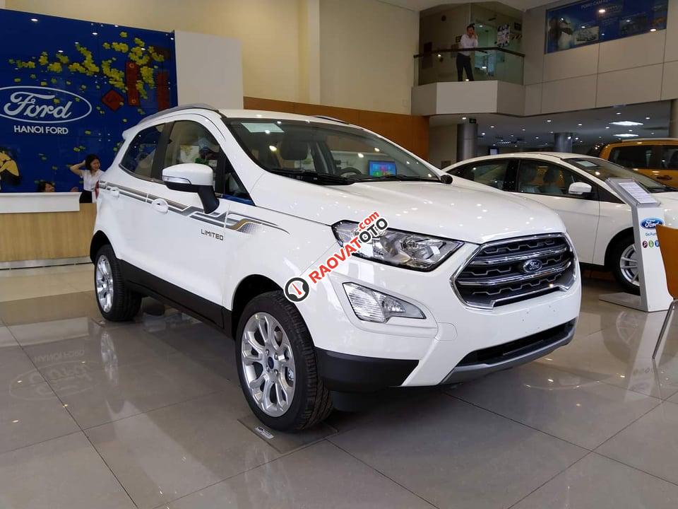 Bán Ford EcoSport 1.5 2019, màu trắng tặng BHTV, Phụ kiện LH 0978212288-0