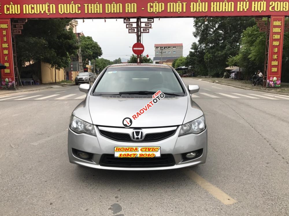 Bán ô tô Honda Civic 1.8 MT sản xuất năm 2010, màu xám (ghi), mới nhất Việt Nam-0