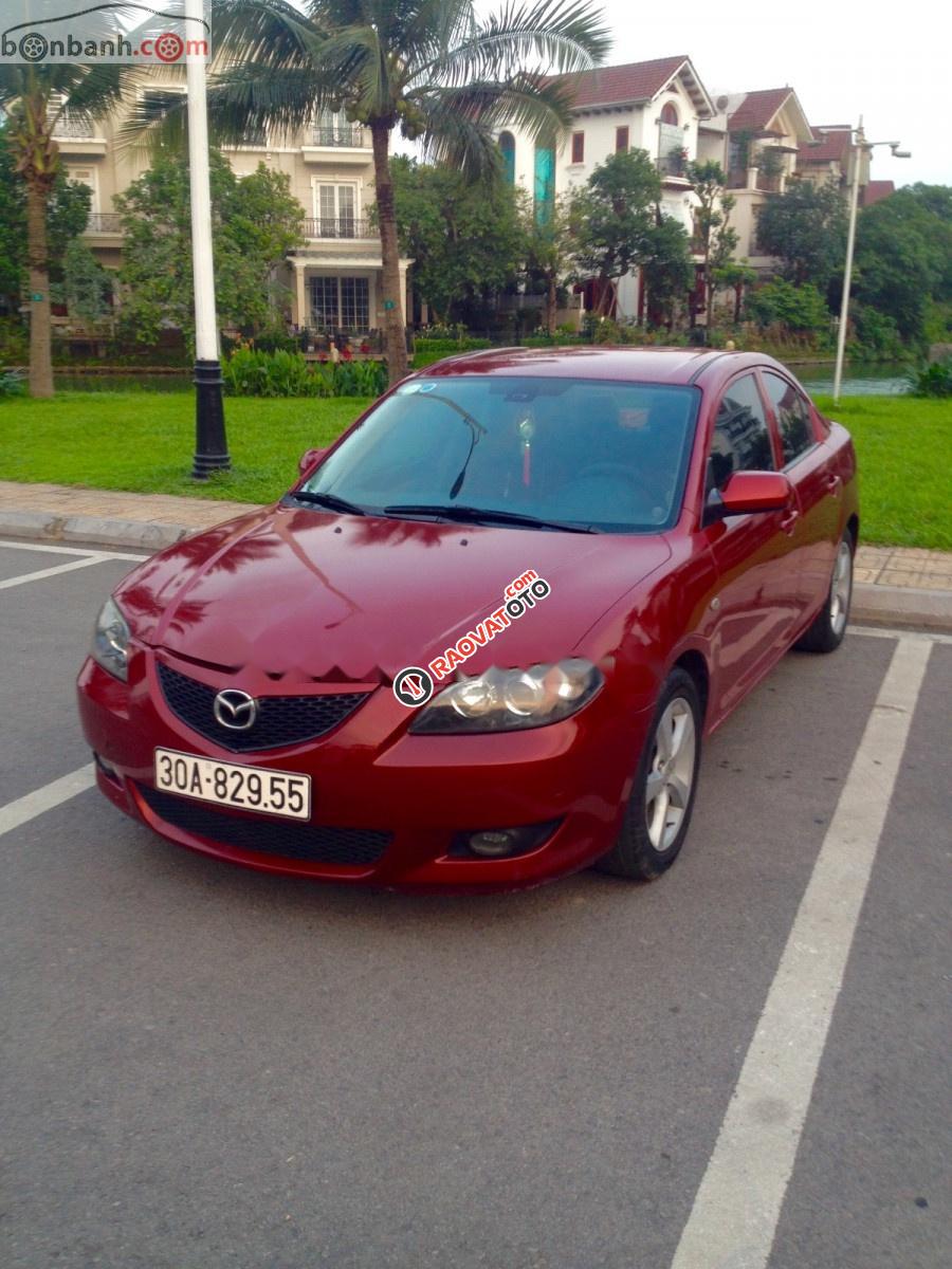 Bán xe Mazda 3 1.6 AT sản xuất năm 2004, đăng ký 2005, màu đỏ mận, số tự động-7