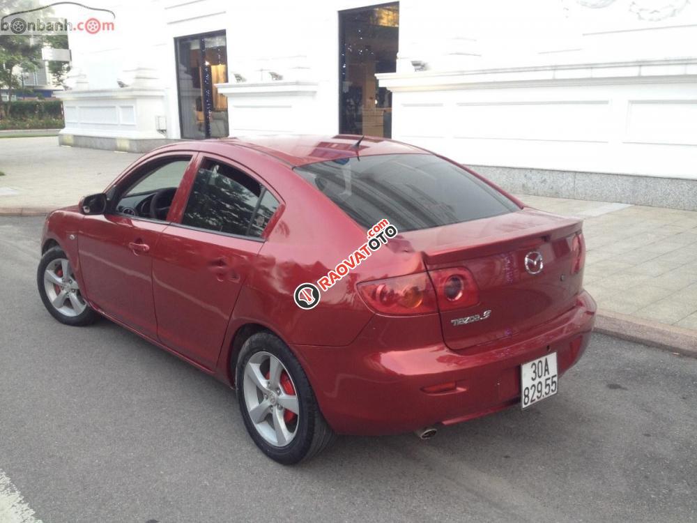 Bán xe Mazda 3 1.6 AT sản xuất năm 2004, đăng ký 2005, màu đỏ mận, số tự động-6
