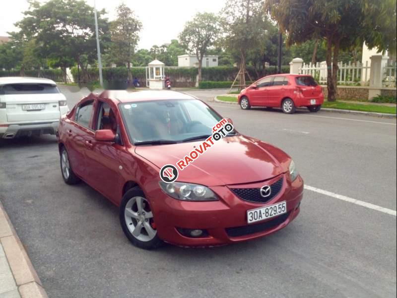 Bán Mazda 3 1.6AT đời 2004, màu đỏ mận, số tự động -1