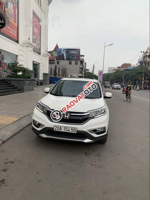 Bán xe Honda CRV 2.4 sản xuất 2016, màu trắng, xe đi được 3v8-1