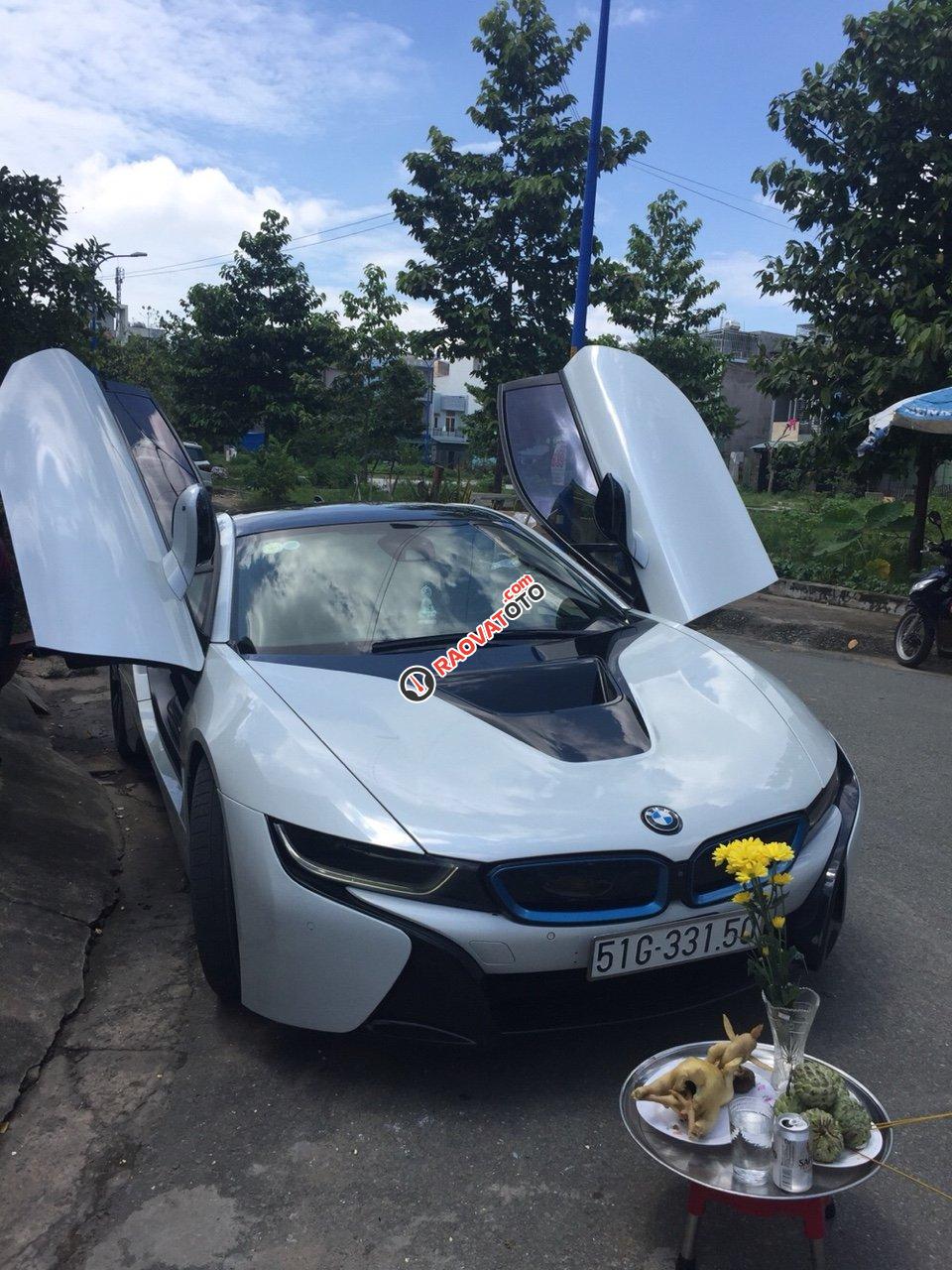 Cần bán lại xe BMW i8 đời 2014, màu trắng xe nhập-1