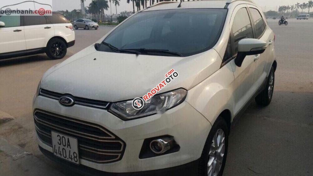 Cần bán gấp Ford EcoSport Titanium 1.5L AT đời 2014, màu trắng  -4