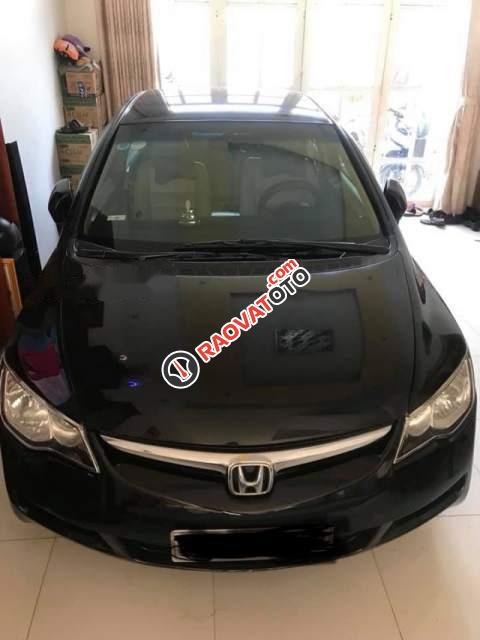 Cần bán Honda Civic MT đời 2008, màu đen, xe nhập-0