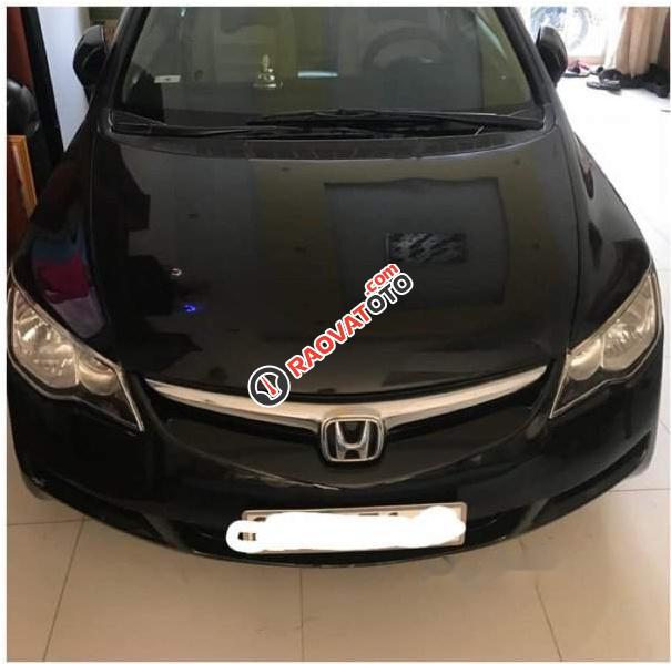 Cần bán Honda Civic MT đời 2008, màu đen, xe nhập-1