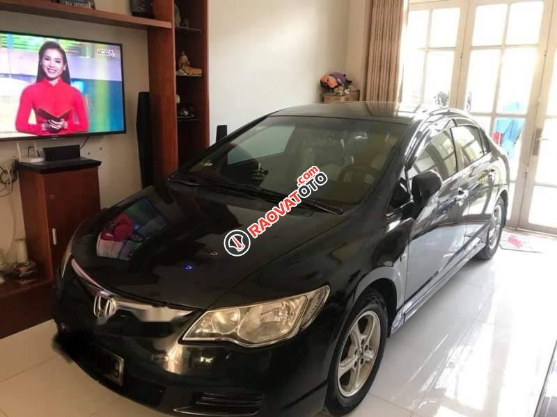 Cần bán Honda Civic MT đời 2008, màu đen, xe nhập-2