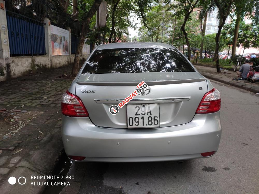 Bán Toyota Vios 1.5 G đời 2011, màu bạc-1