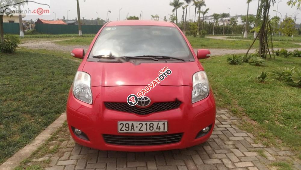Cần bán lại xe Toyota Yaris 1.5 AT 2012, màu đỏ, nhập khẩu -3