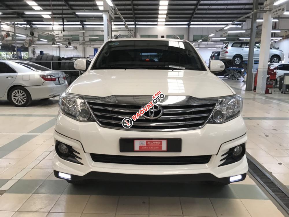 Bán xe Fortuner Sportivo SX 2016 màu trắng đặc biệt, trả góp 70%-0