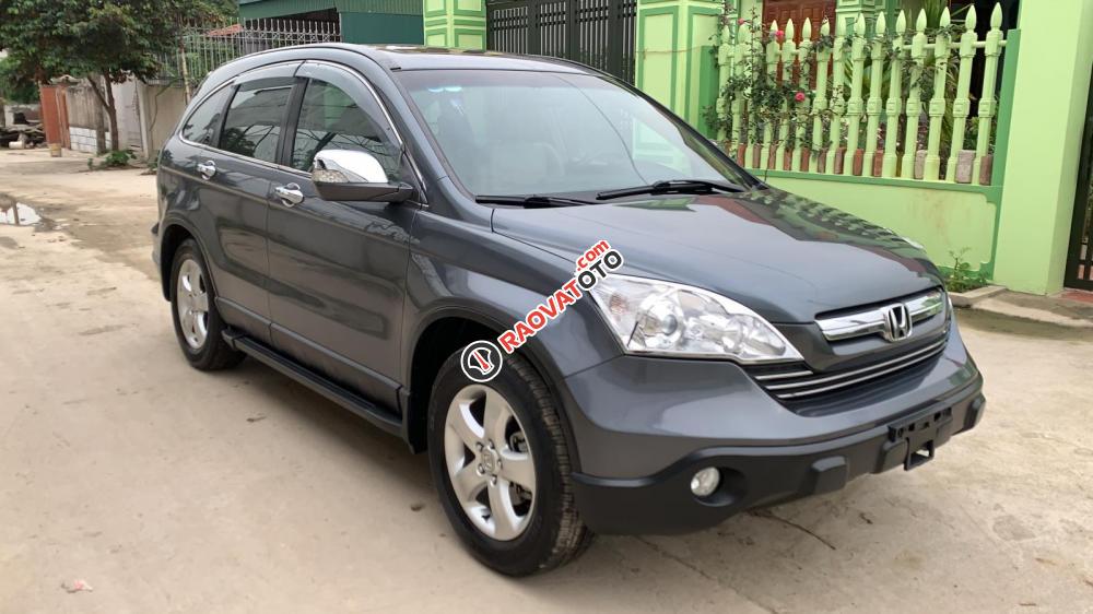Cần bán Honda CR V 2.0 đời 2009, màu xám (ghi), nhập khẩu-2