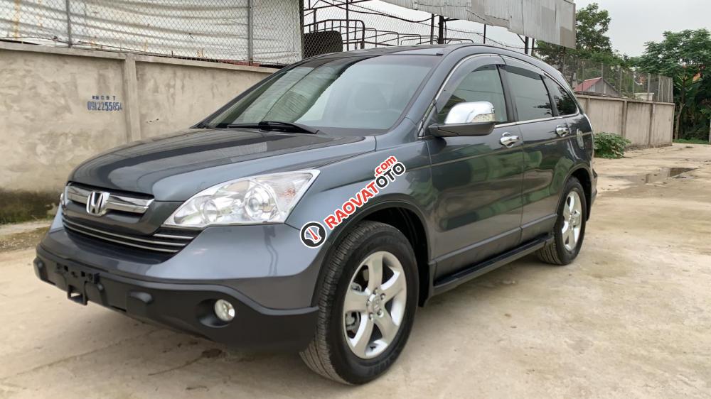 Cần bán Honda CR V 2.0 đời 2009, màu xám (ghi), nhập khẩu-1
