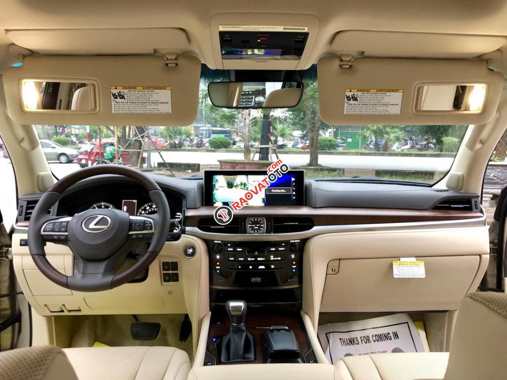 Cần bán xe Lexus LX 570 Luxury SX 2019, nhập Mỹ, màu vàng cát, xe nhập Mỹ, mới 100%-16