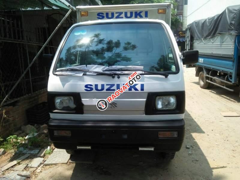 Bán Suzuki Super Carry Van đời 2009, màu trắng, nhập khẩu nguyên chiếc còn mới-0