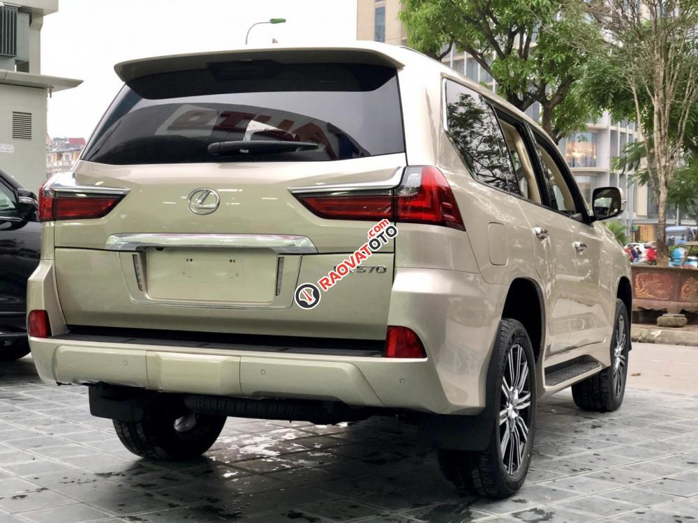 Cần bán xe Lexus LX 570 Luxury SX 2019, nhập Mỹ, màu vàng cát, xe nhập Mỹ, mới 100%-6