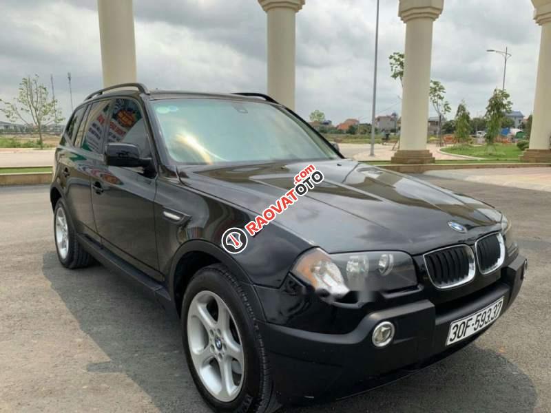 Bán BMW X3 đời 2005, màu đen, nhập khẩu nguyên chiếc chính chủ-0