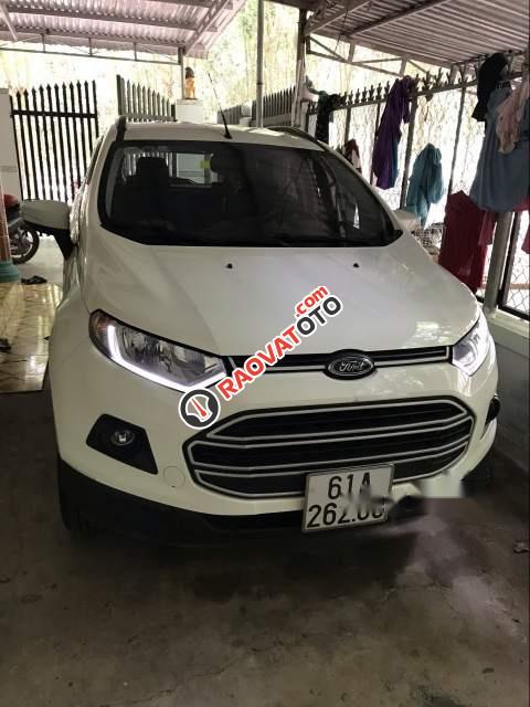 Cần bán Ford EcoSport MT 2016, màu trắng, nhập khẩu nguyên chiếc, xe nhà sử dụng chính chủ-0