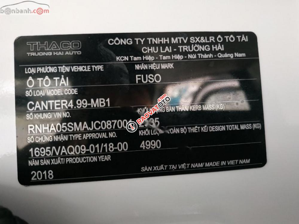 Bán ô tô Fuso Canter sản xuất 2019, màu trắng, giá tốt-2