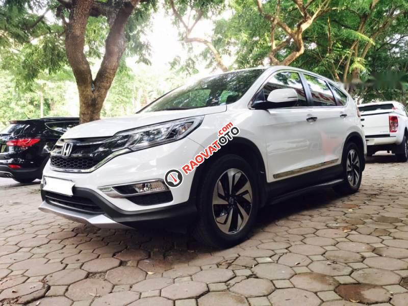 Bán Honda CRV 2.4 Sx 2015 màu trắng, tư nhân một chủ từ đầu-5