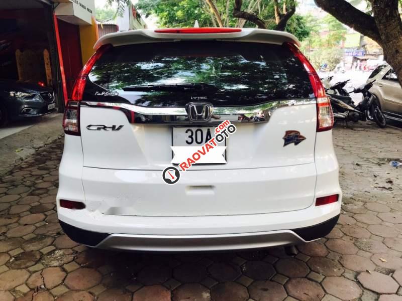 Bán Honda CRV 2.4 Sx 2015 màu trắng, tư nhân một chủ từ đầu-1