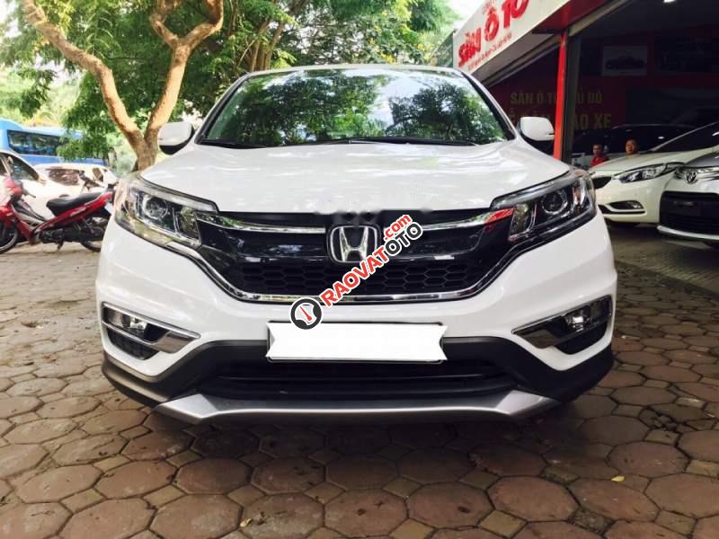 Bán Honda CRV 2.4 Sx 2015 màu trắng, tư nhân một chủ từ đầu-4