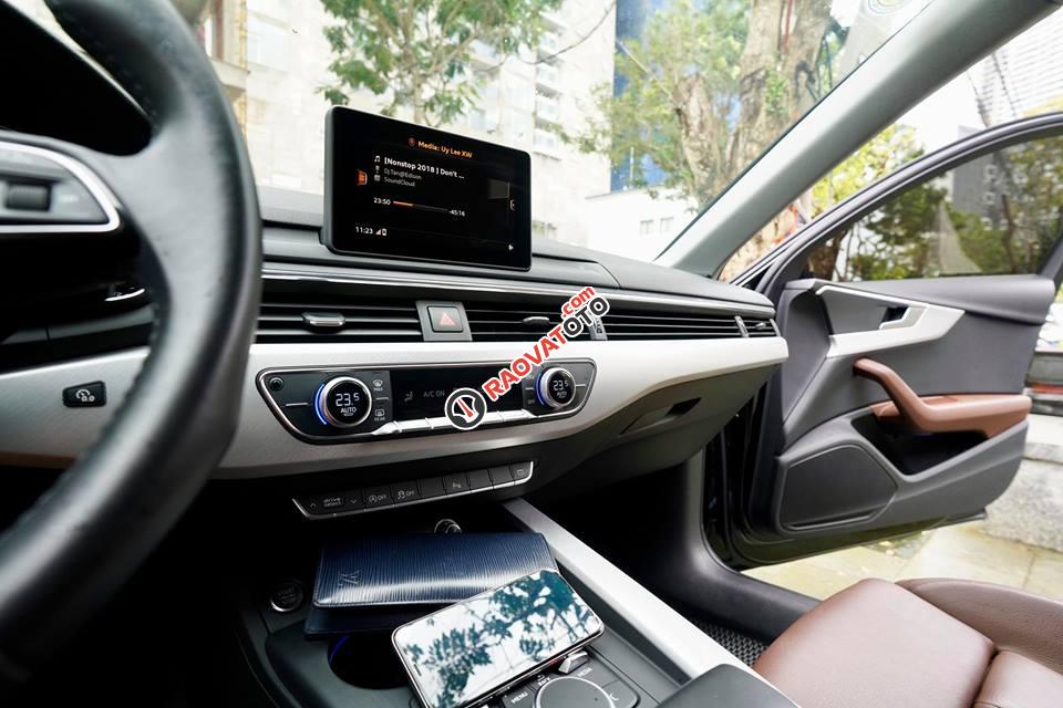 Bán Audi A4 2.0 TFSI màu đen, sản xuất 12/2017, đăng ký 10/2018, tên tư nhân chính chủ-0