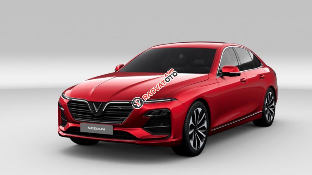 Bán ô tô VinFast LUX A2.0 Full Option (Nội thất da Nappa) 2019, màu đỏ (Giá 1 tỷ 3 đã bao gồm VAT - bàn giao xe T9.2019)-4