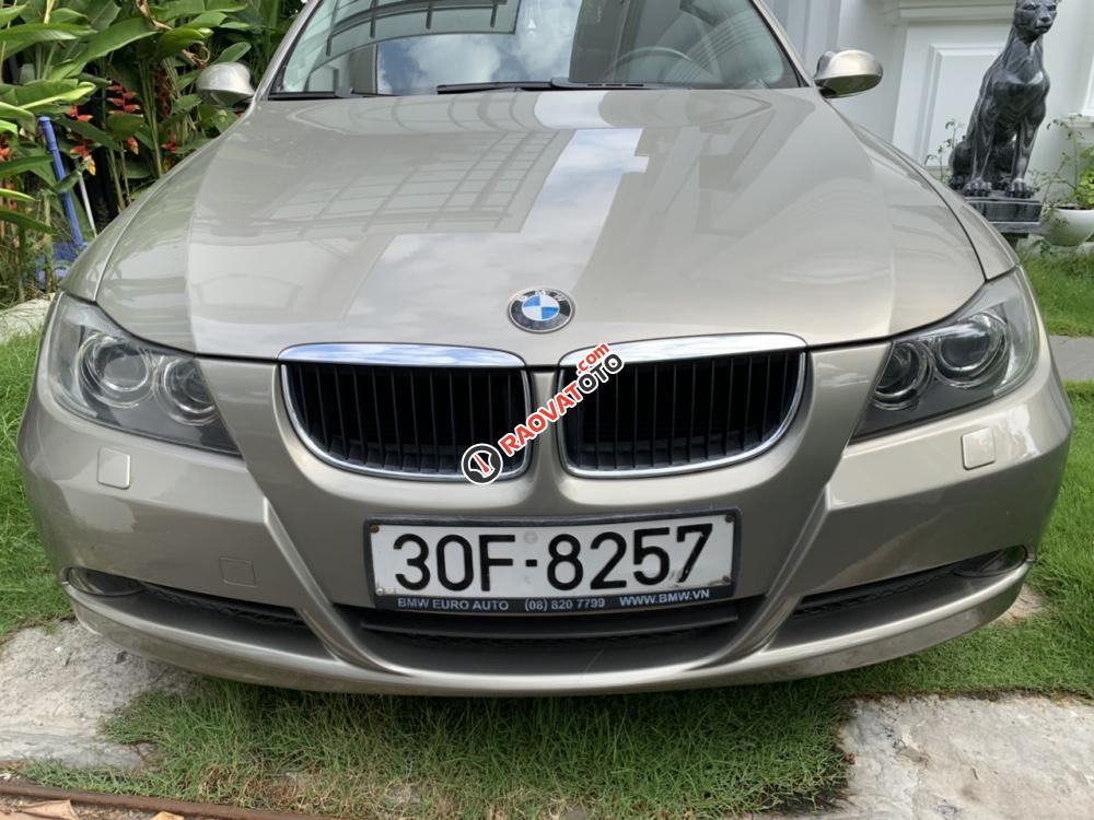 Bán BMW 320i màu vàng cát, số tự động, nhập 2007 lăn bánh 2008, biển Thủ Đô 1 đời chủ-6