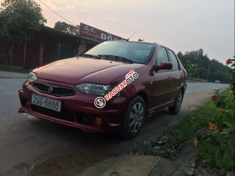 Bán xe Fiat Siena 1.6 năm 2002, màu đỏ, nhập khẩu nguyên chiếc-1