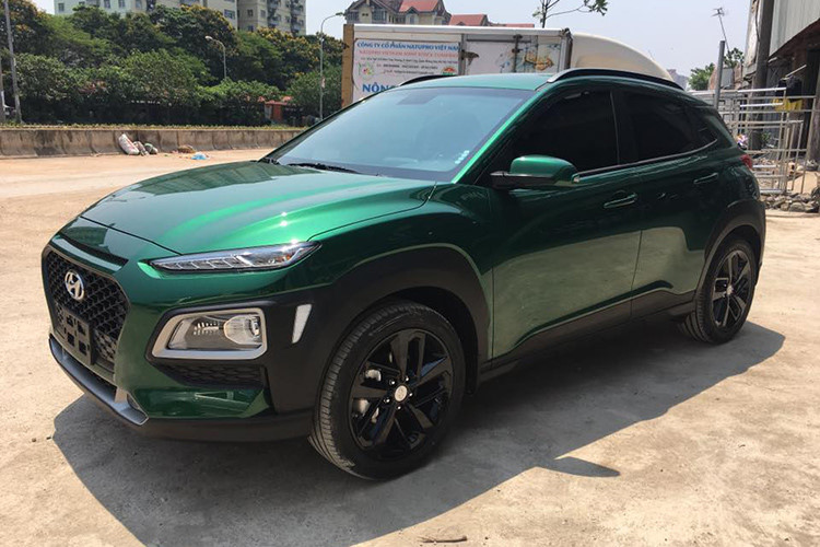 Hyundai Kona 2019 màu xanh “độc” bất ngờ xuất hiện tại Việt Nam 7a