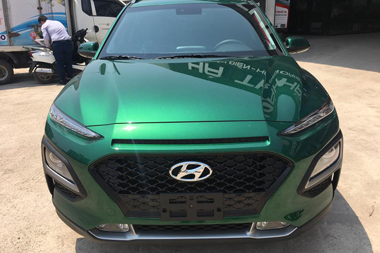 Hyundai Kona 2019 màu xanh “độc” bất ngờ xuất hiện tại Việt Nam 2a