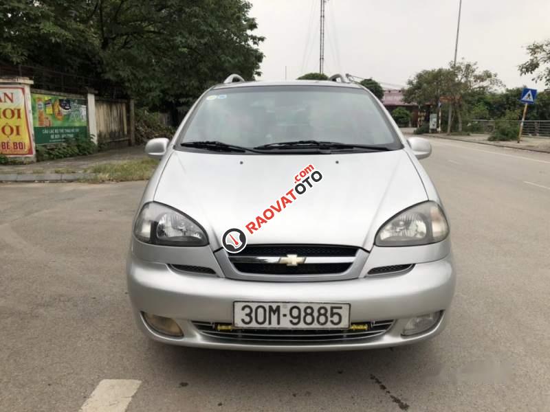 Cần bán lại xe Chevrolet Vivant MT đời 2009, màu bạc, xe đang còn rất tốt-5