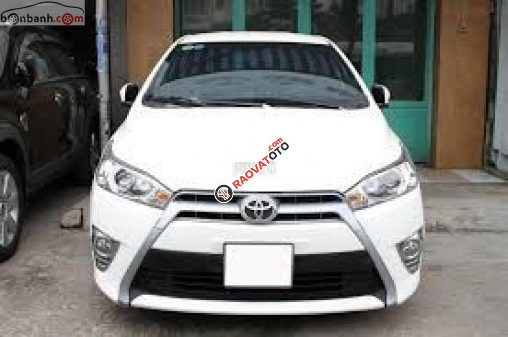 Cần bán xe Toyota Yaris 1.3E năm 2014, màu trắng, xe nhập  -4