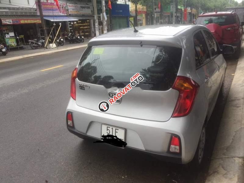 Bán Kia Morning EXMT 2016, màu bạc, xe gia đình-1