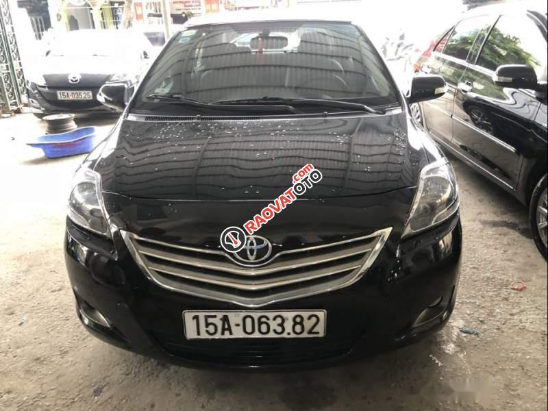 Bán ô tô Toyota Vios MT sản xuất năm 2012, màu đen, xe nguyên bản-0