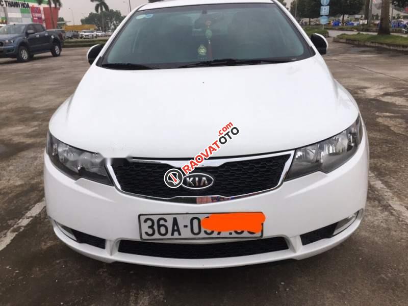 Bán xe Kia Forte AT năm sản xuất 2012, màu trắng  -1