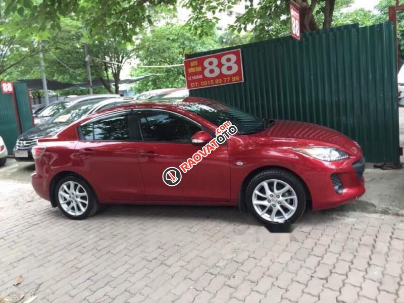 Cần bán xe Mazda 3 S AT sản xuất 2013, màu đỏ giá cạnh tranh-0