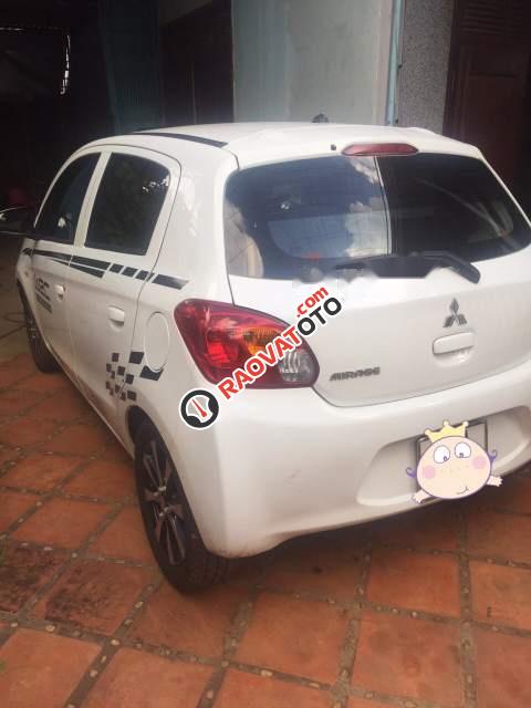 Bán xe Mitsubishi Mirage MT đời 2015, màu trắng, nhập khẩu nguyên chiếc chính chủ-1