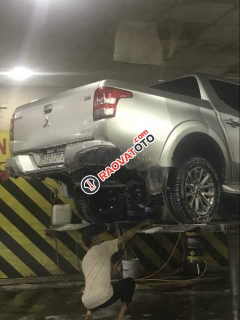 Xe Mitsubishi Triton AT đời 2017, màu bạc, nhập khẩu nguyên chiếc-0